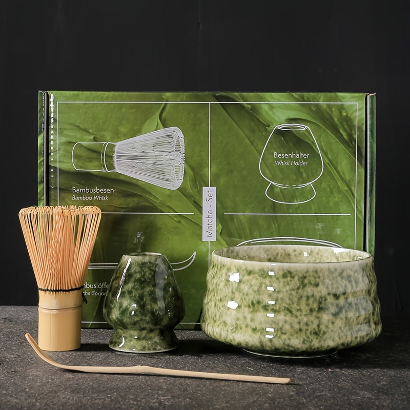 Complete Matcha Tea Tools Set with Bowl and Utensils for Home Tea Parties