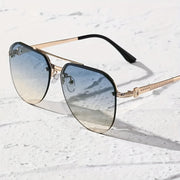 Винтажные очки с полукаркасом из нержавеющей стали для вождения и чтения