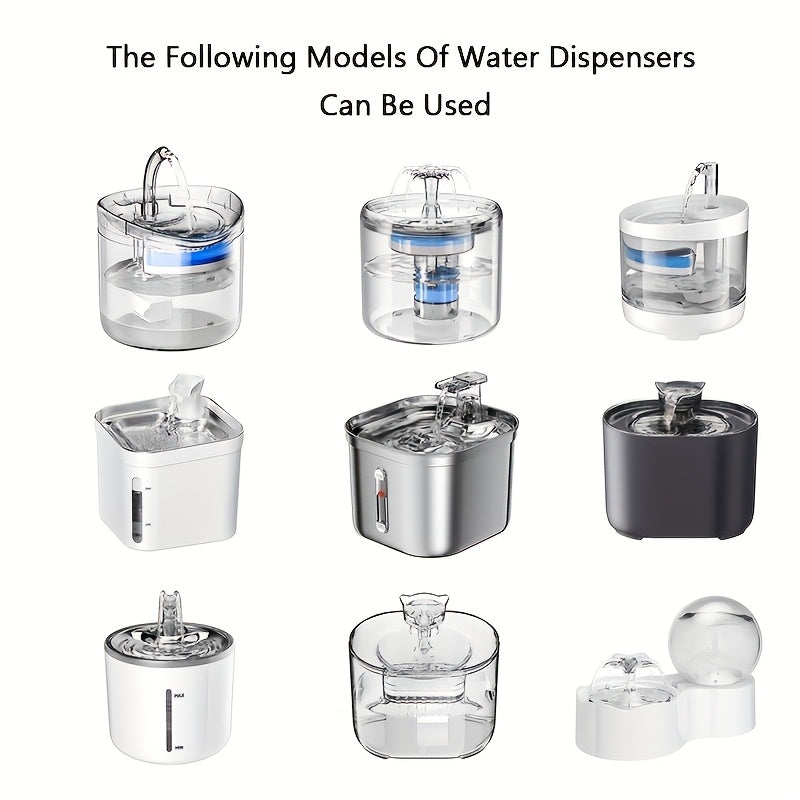 Mushuklar va itlar uchun avtomatik hayvonlar suvi fontani USB bilan quvvatlanadigan, shovqinsiz, plastmassadan tayyorlangan