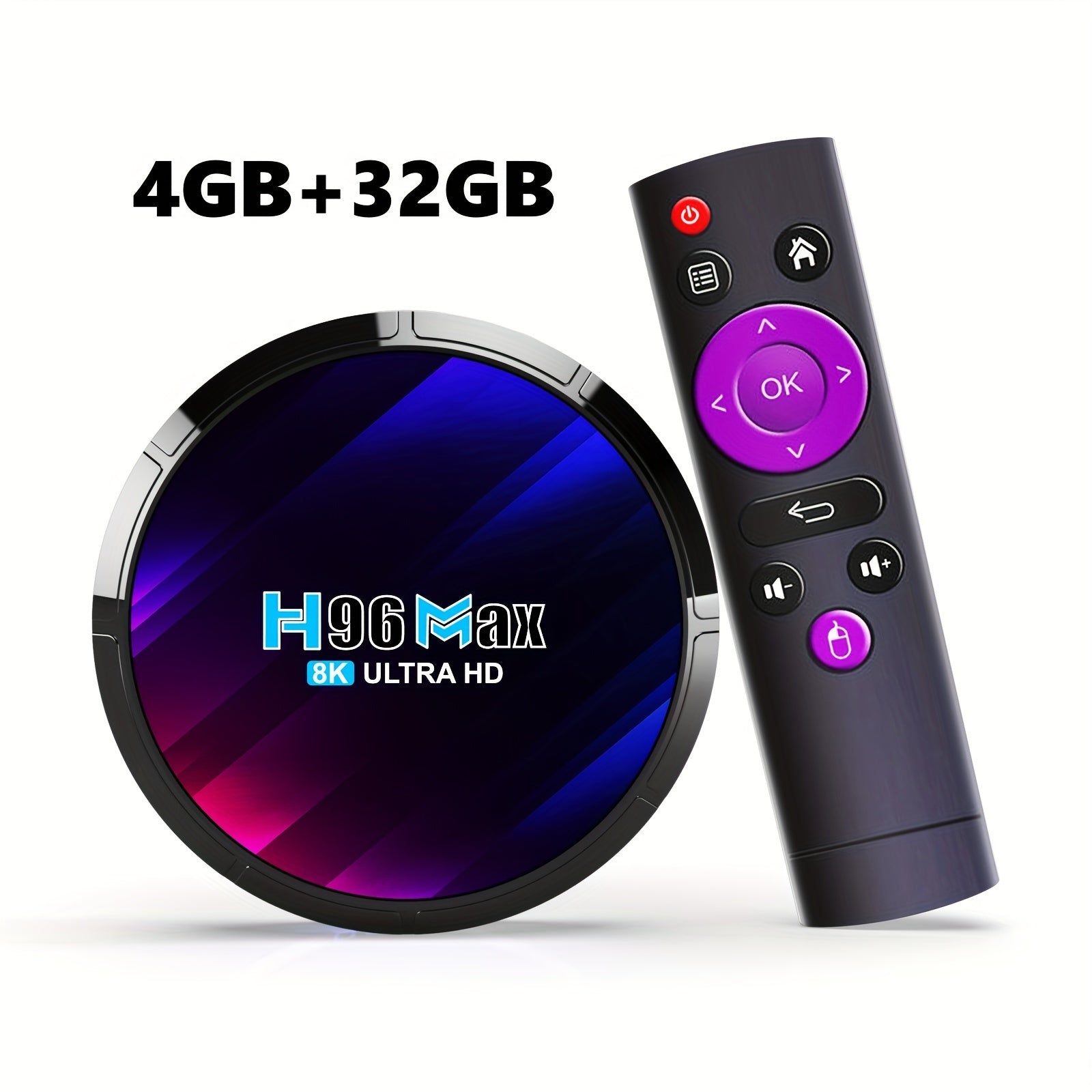 Android 13 TV Box with RK3528 Chip 2GB RAM 16GB Storage Dual Wi-Fi 6 8K AV1 Support