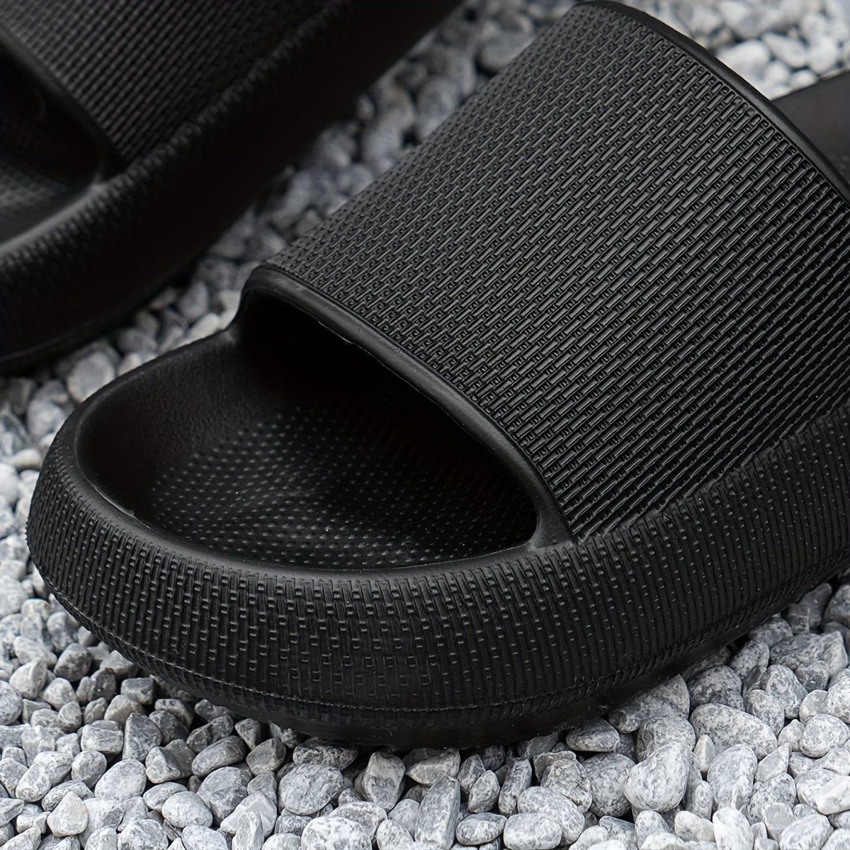 Women’s EVA Slide Sandals Open Toe Beige Indoor Outdoor Shoes