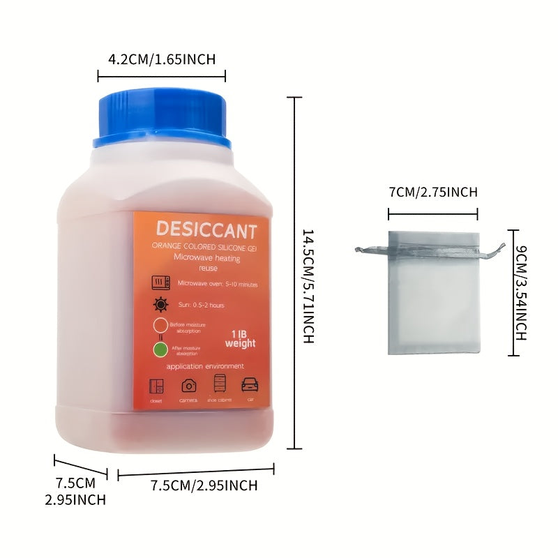 Silica Gel Dehumidifier Bags 450g Portable Car and Household Moisture Absorbers