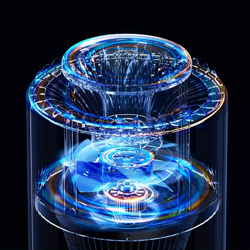 USB-Powered Air Purifier for Home Office Living Spaces Odor Elimination