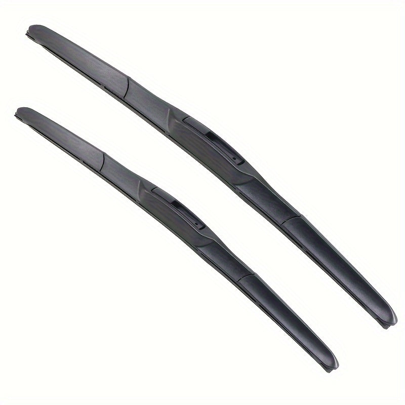 Car Wiper Blades Pair for Front Windshield, U Hook Hybrid, 2005-2020