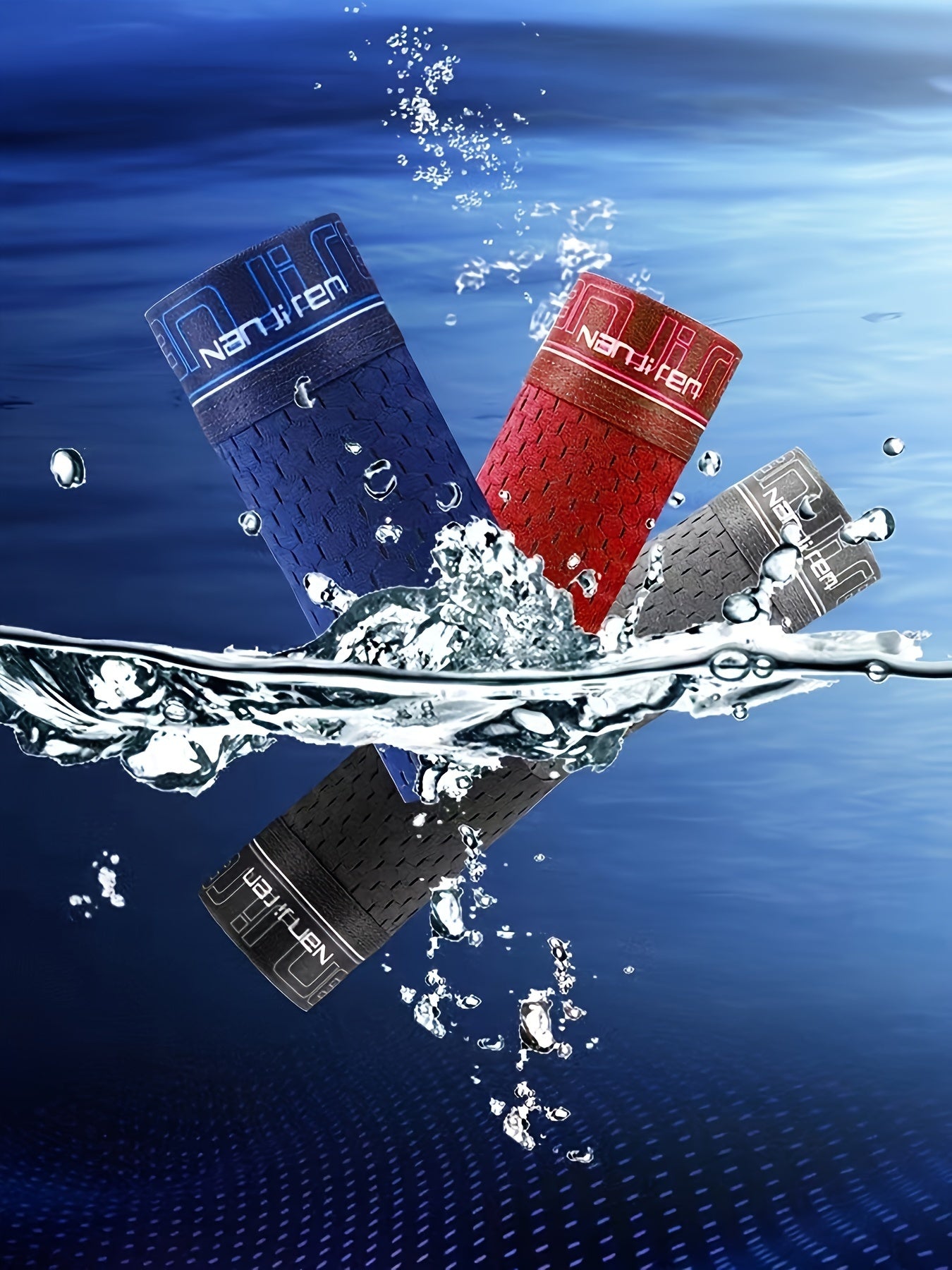 Men's Ultra-Thin Breathable Polyester Spandex Boxer Briefs Solid Color Sports Underwear Set of 4