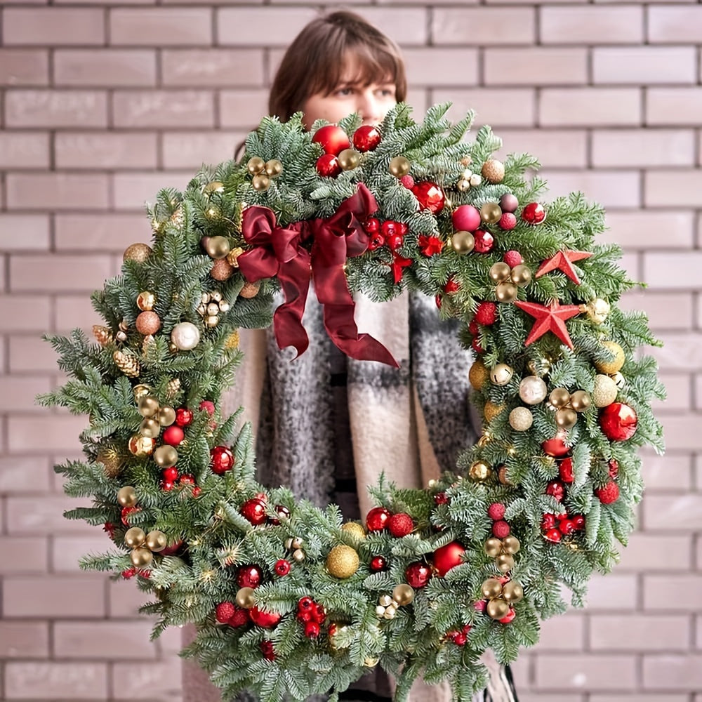 100pcs Bright Mixed Color Artificial Red Berries for Wreaths and Decorations