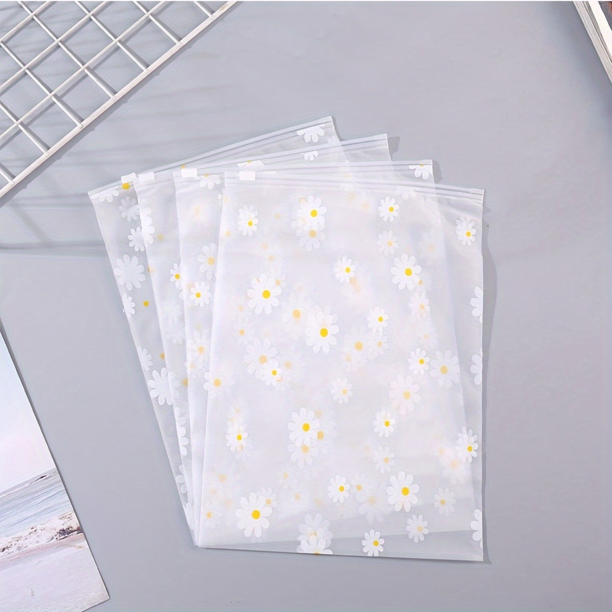 Frosted PE Storage Bags Set of 10 for Clothes Gifts Travel Home Organization