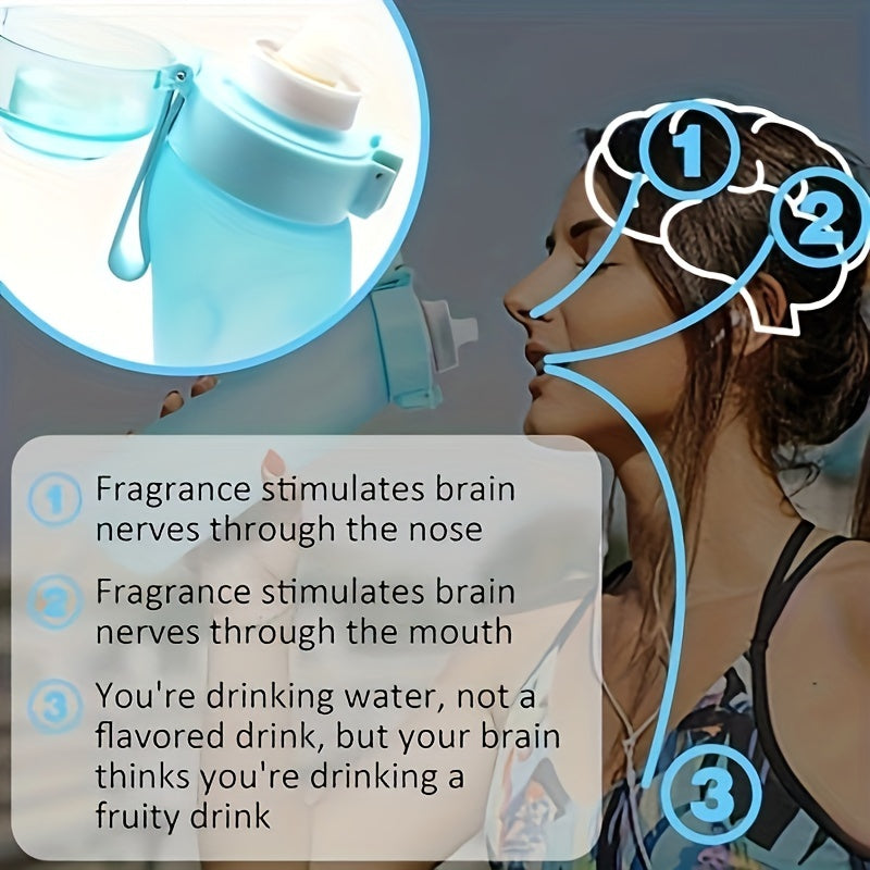 Fruit Flavored Water Bottle Pods for Sports Drinkware Accessories 2 Pack