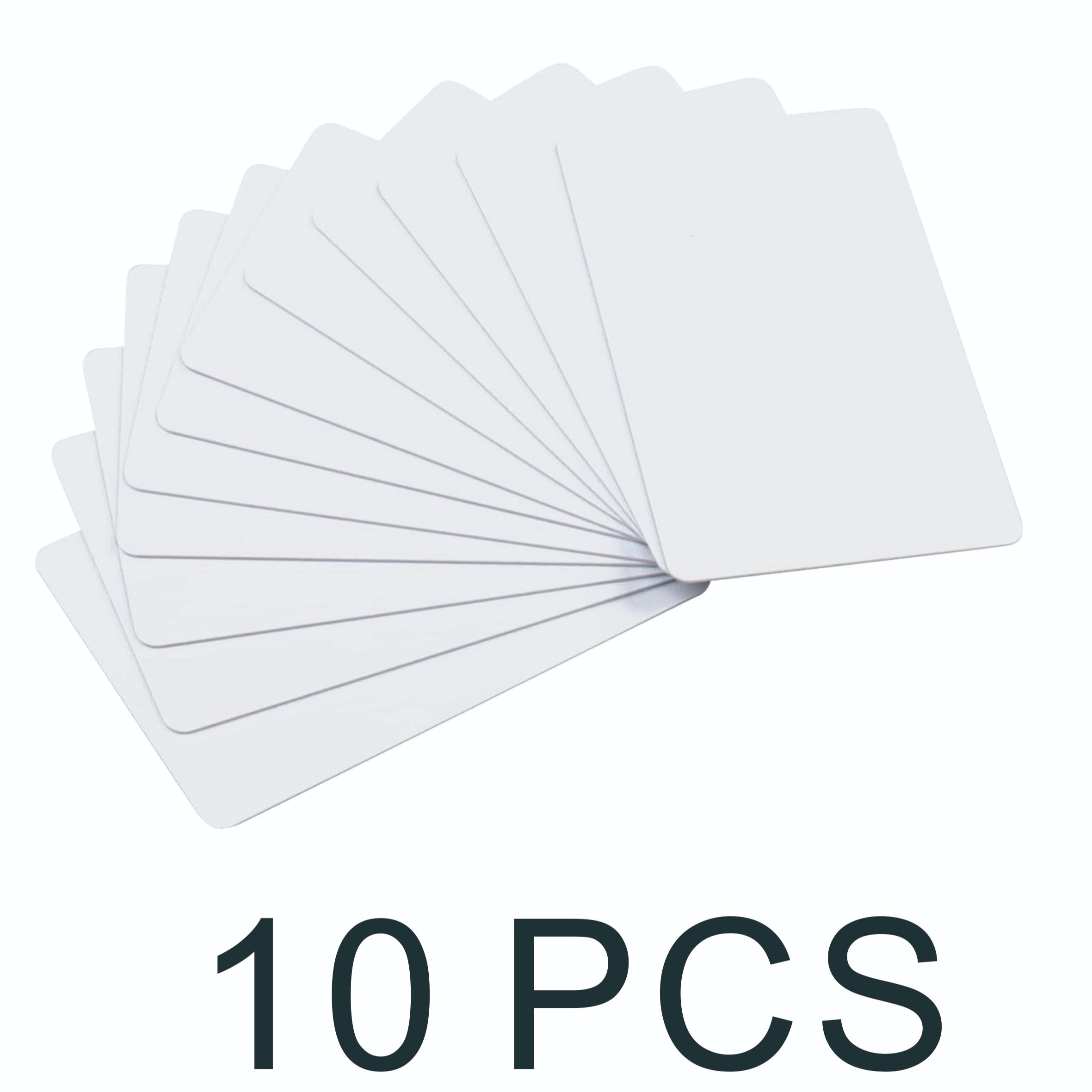 Premium White PVC Cards 30 Mil for ID Badge Printers Glossy Blank CR80