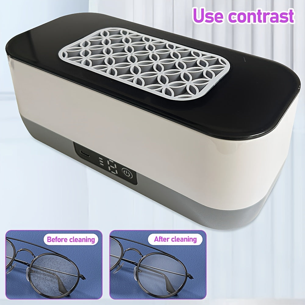 Портативное средство для чистки украшений и очков с вибрацией и USB-подзарядкой