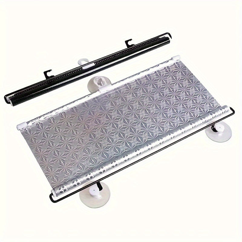 Oq PVC rulonli rulolar oshxona balkon quyosh nurlari uchun, teshiksiz, tortib olinadigan