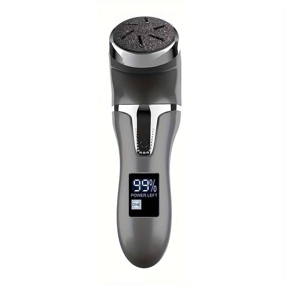 Electric Callus Remover with Vacuum Rechargeable Foot Care Kit with 9 Heads LCD Display
