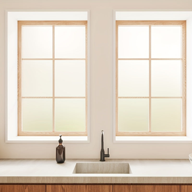 7Mil Frosted PVC Glass Window Film Sun Blocking Electrostatic Privacy Sticker