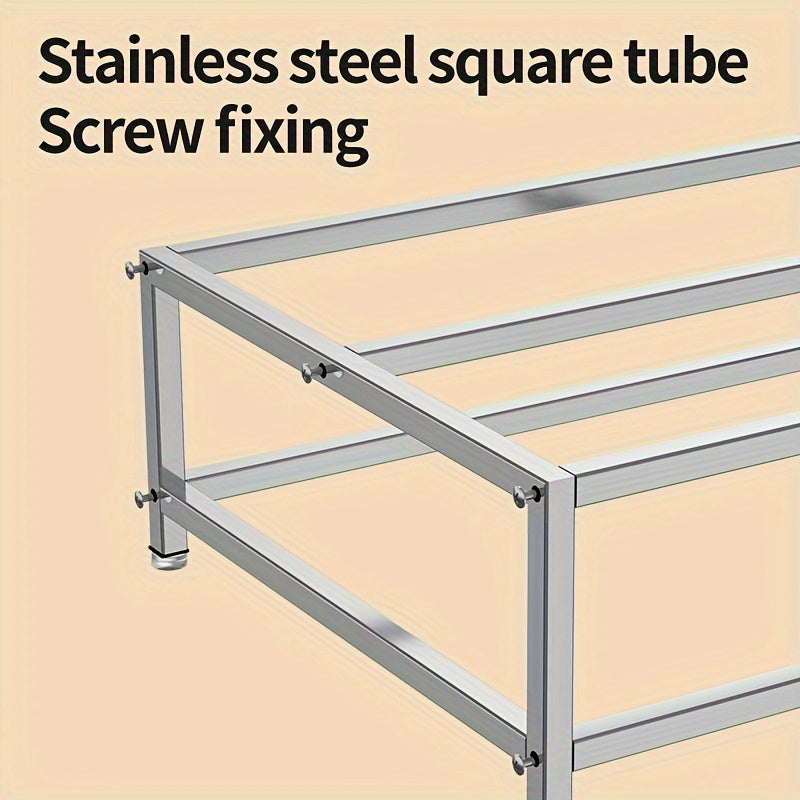 Stainless Steel Spice Racks Set with 8 Compartments for Kitchen and Restaurant Organization