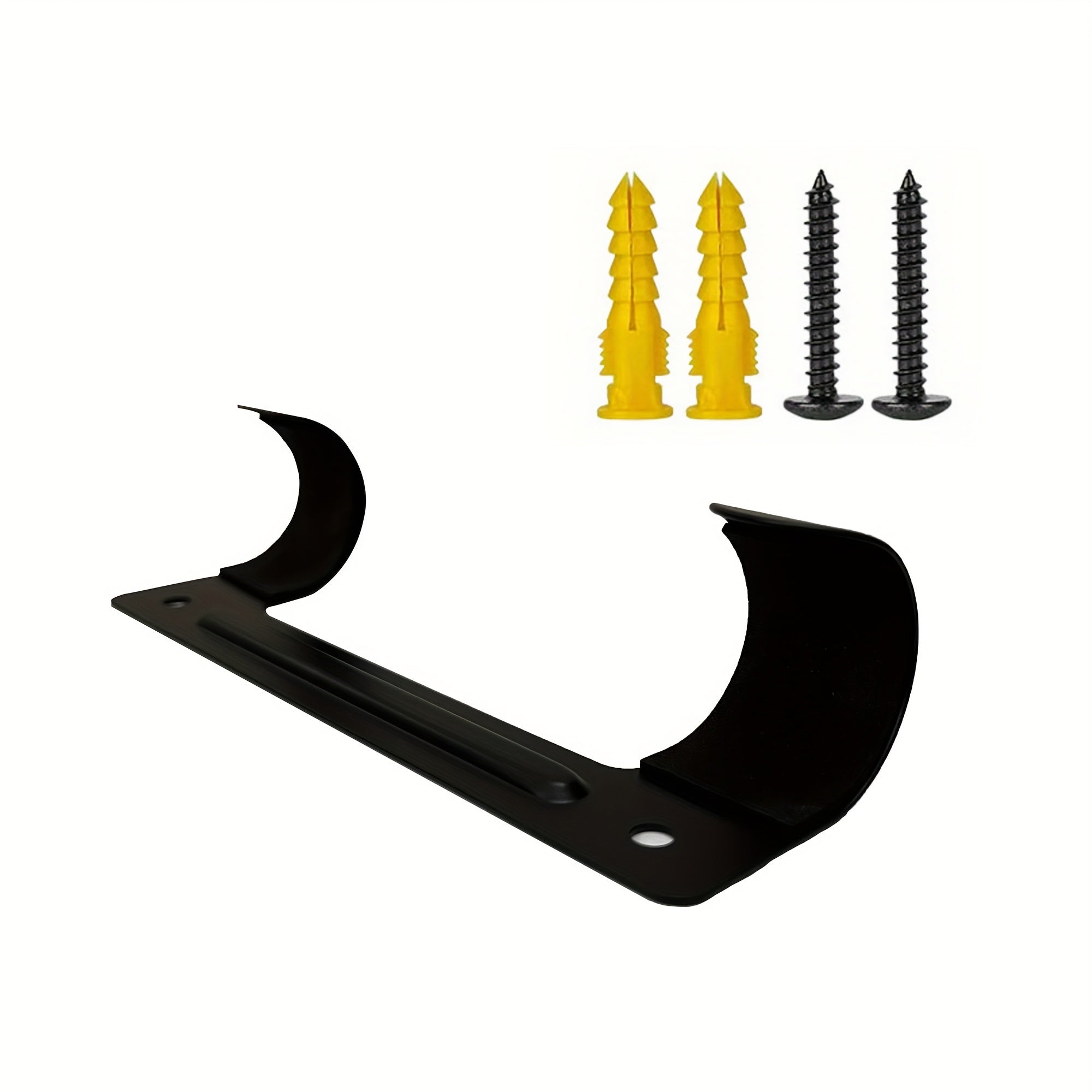 Soporte de tabla de planchar de metal resistente de montaje en pared con doble gancho