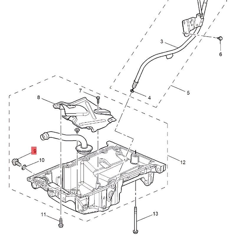 Oil Pan Drain Plug Bolts with O-Rings for Trucks Engine Replacement