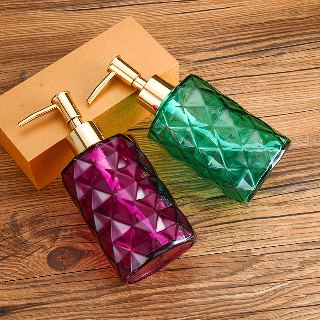 Diamond-Shaped Silicone Resin Mold Kit with Pump and Dispenser Molds for Kitchen Bathroom or Pencil Holder