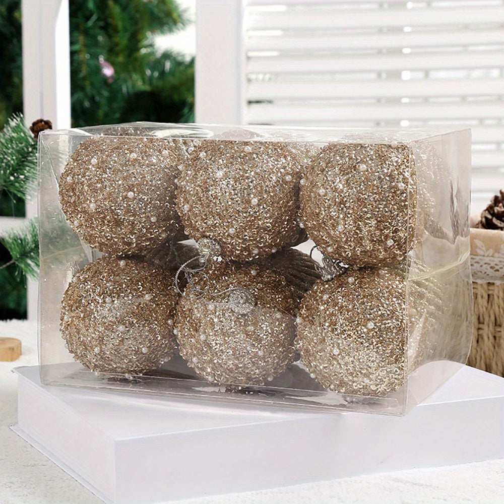 Christmas Balls Set for Holiday Decorations and Gifts, Cross-Border Party Venue Decor