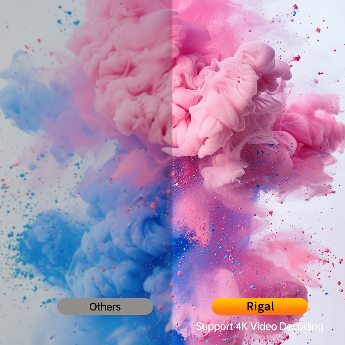 Мини портативный HD-проектор с регулируемым углом 180° и коррекцией трапеции