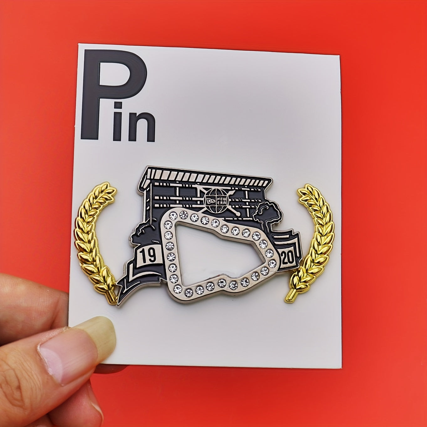 Эмалированный шляпный булавка из цинкового сплава, модный аксессуар для мужчин