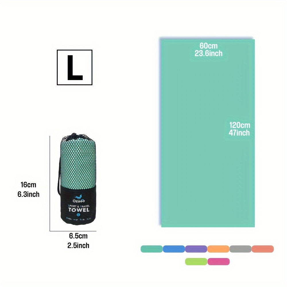 Microfiber Travel Towel Quick Dry Lightweight Sports Beach Hiking Yoga Golf Pickleball