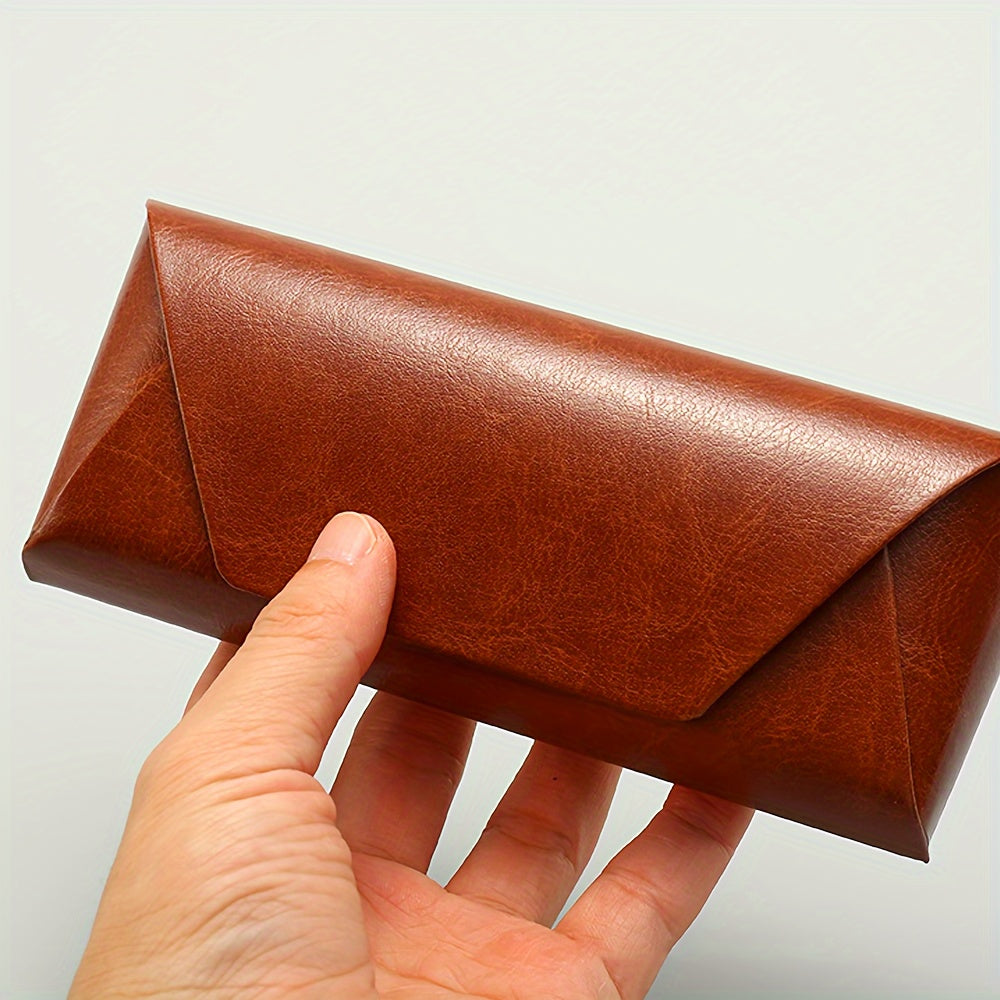 Shaxsiylashtirilgan boshlang'ich harflar shisha qutisi, sun'iy charm, ko'zoynak tutgichi, sayohat uchun aksessuar, erkaklar va ayollar uchun