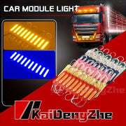 10PCS Módulos de luces LED COB para camión y coche DC12V 24V luces de advertencia laterales