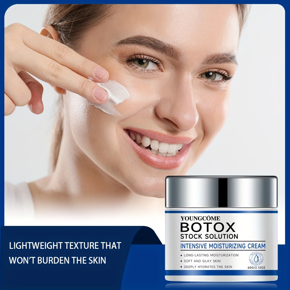 Set de crema facial reafirmante y hidratante para mujer y hombre con ácido hialurónico y vitamina C