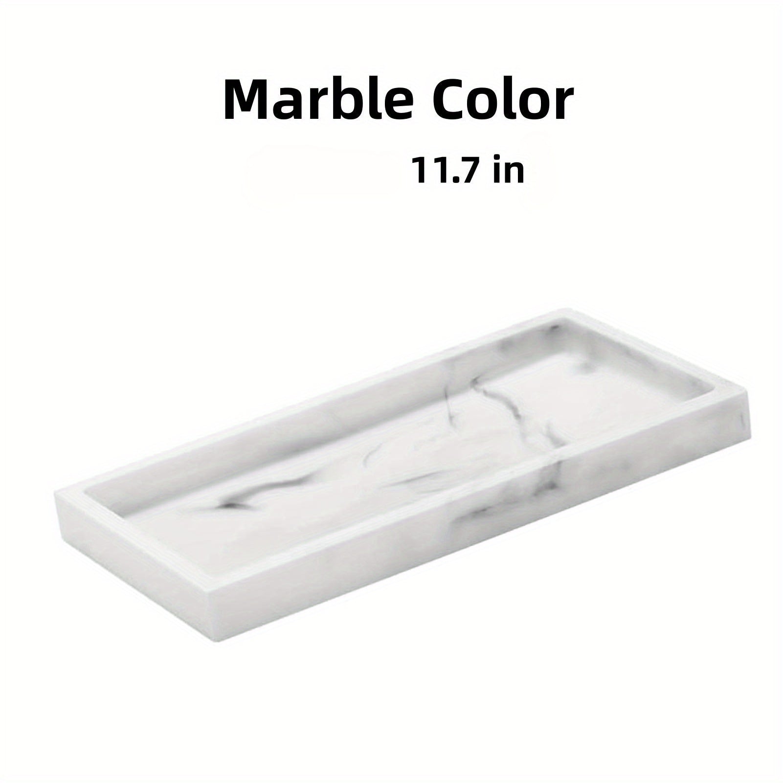 Набор из 2 ударопрочных силиконовых подносов для кухни и ванной