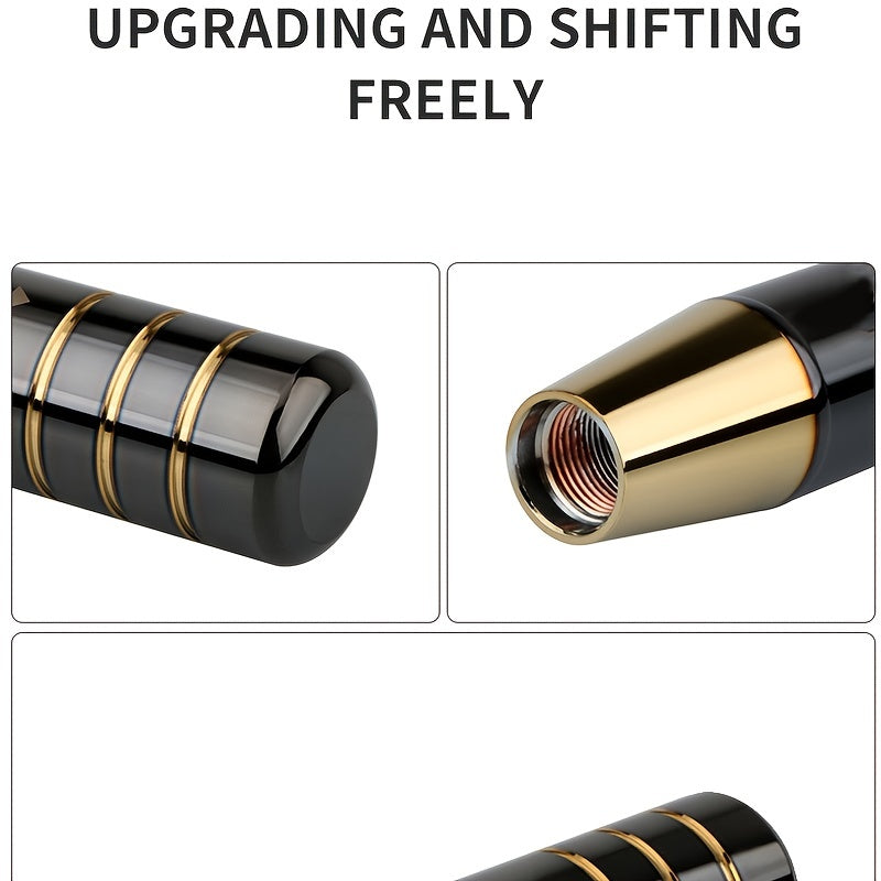 Universal Aluminum Alloy Gear Shift Knob 13cm Auto Manual Accessory