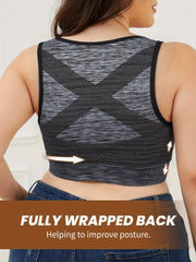 Women's Seamless Breathable Sports Bra Tummy Tuck Lift Comfortable Large