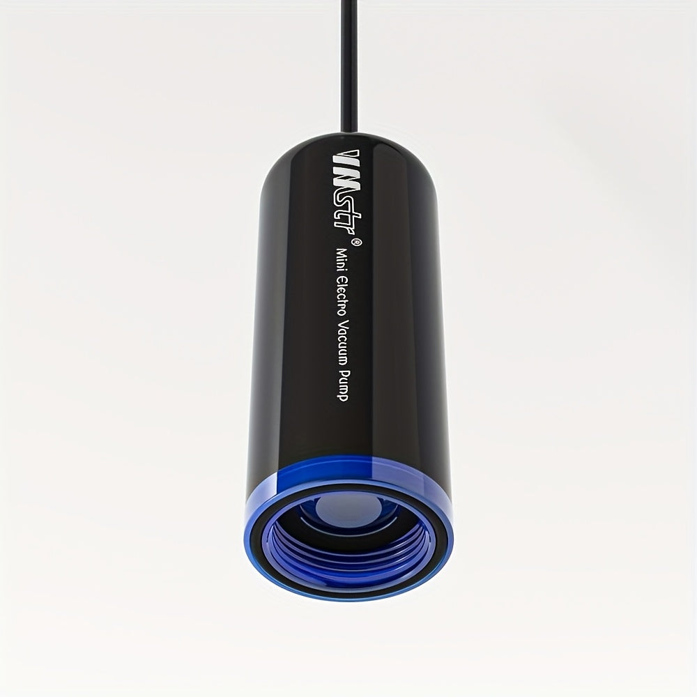 Yuqori tortish uchun vakuum sumkasi bilan qora USB plaginli vakuum mashinasi, vakuum sumkasi bilan saqlash va 3D chop etish ipak iste'mol materiallarini saqlash uchun ideal.