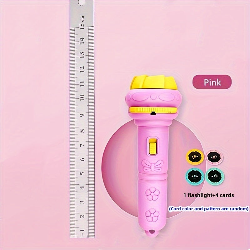 Kids Educational Flashlight Projector with 32 Dinosaur Animal Ocean Fruit and Number Patterns for Bedtime Learning