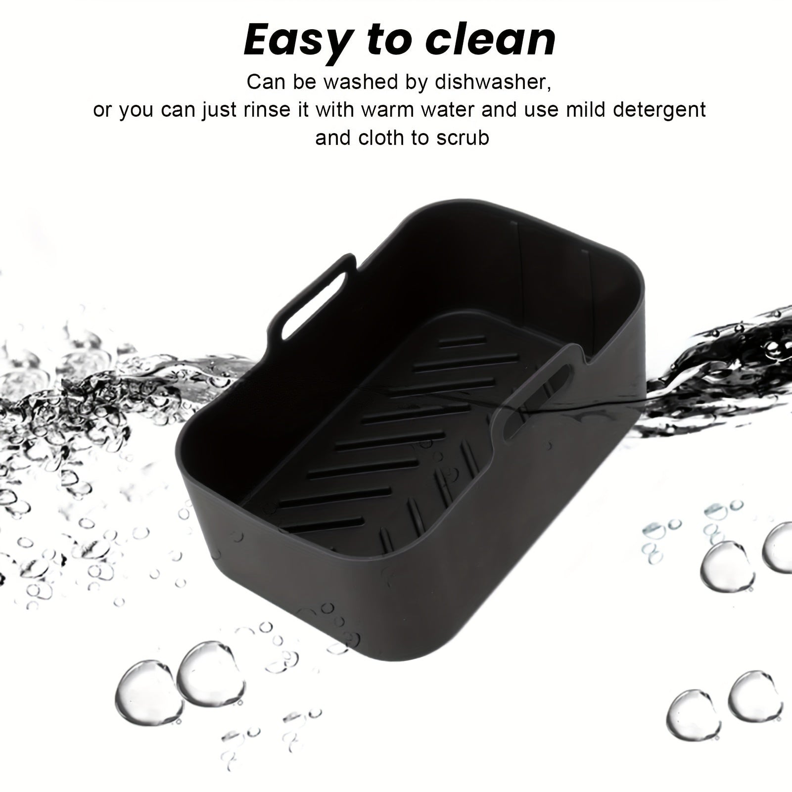 Papel de silicona para freidora de aire reutilizable bandeja de hornear antiadherente y bandeja para pizza