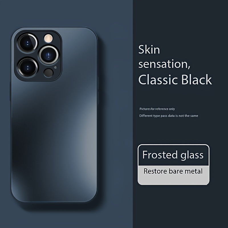 Frosted Glass Texture Phone Case for iPhone 11 12 13 14 15 Pro Max