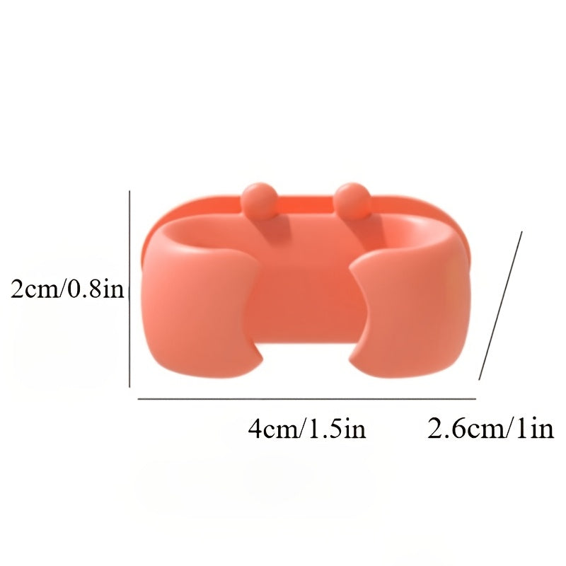 2 Pieces Silicone Adhesive Keychain Hooks for Bathroom Kitchen Living Room Organizing