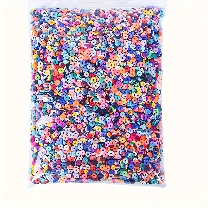 Cuentas de arcilla de polímero de 6mm, colores mezclados, 5000 piezas para manualidades de joyería