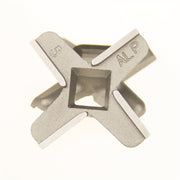 Bosch MUM 4, MUM5240, MFW 15, Siemens MF155 uchun Noxud qotishma go'sht maydalagich pichog'i #5 - Bir tomonlama maydalagich pichoq almashtirish qismlari, oziq-ovqat darajasidagi material, 2 dona to'plami