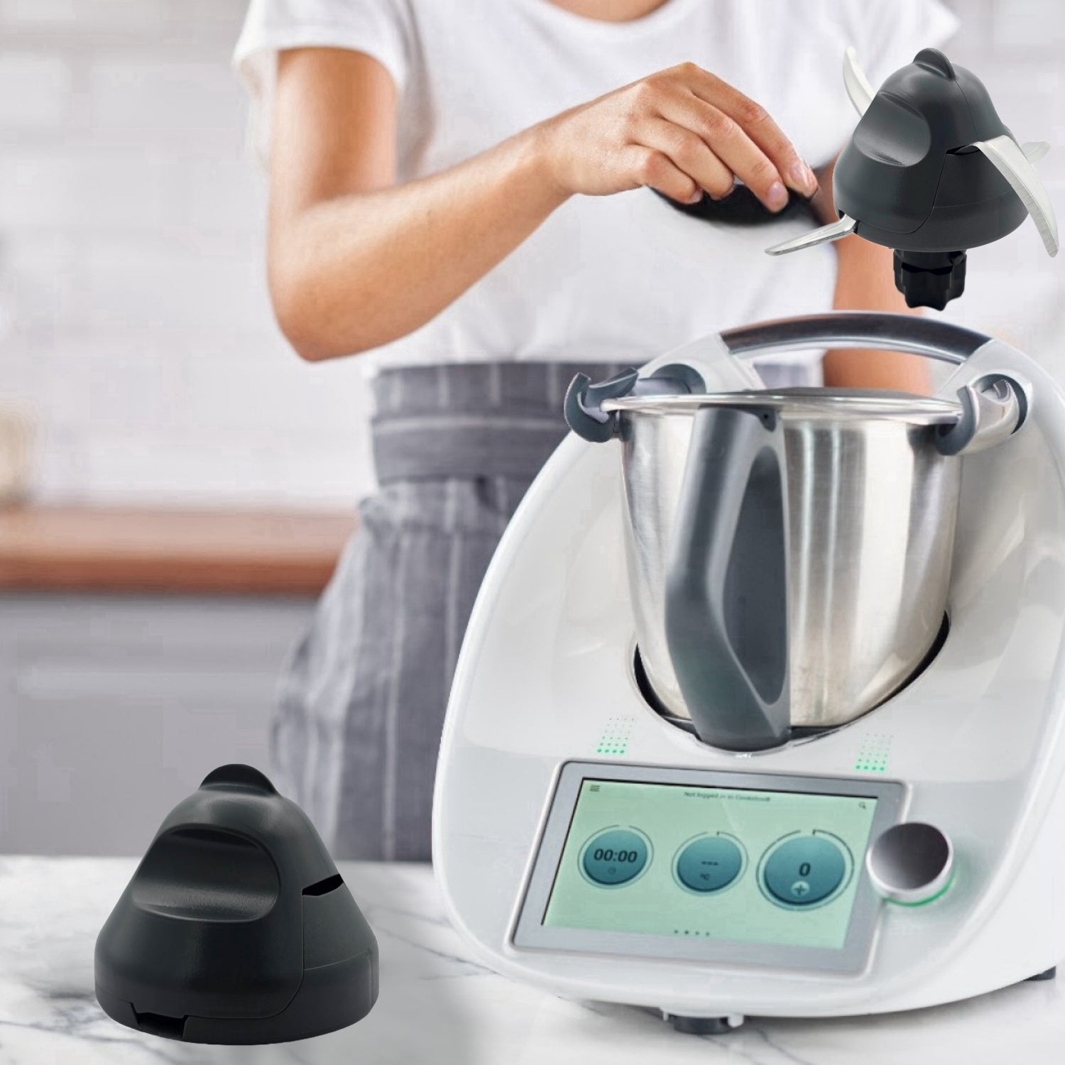 Аксессуары для замеса теста в блендере: лопасти миксера Thermomix TM5 TM6 с защитой шва и защитой от грязи