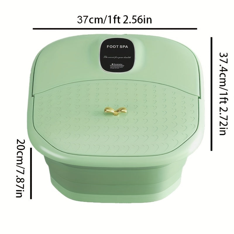 Portable Folding Foot Spa with Massage Heating and Drain 500W Siamese Structure