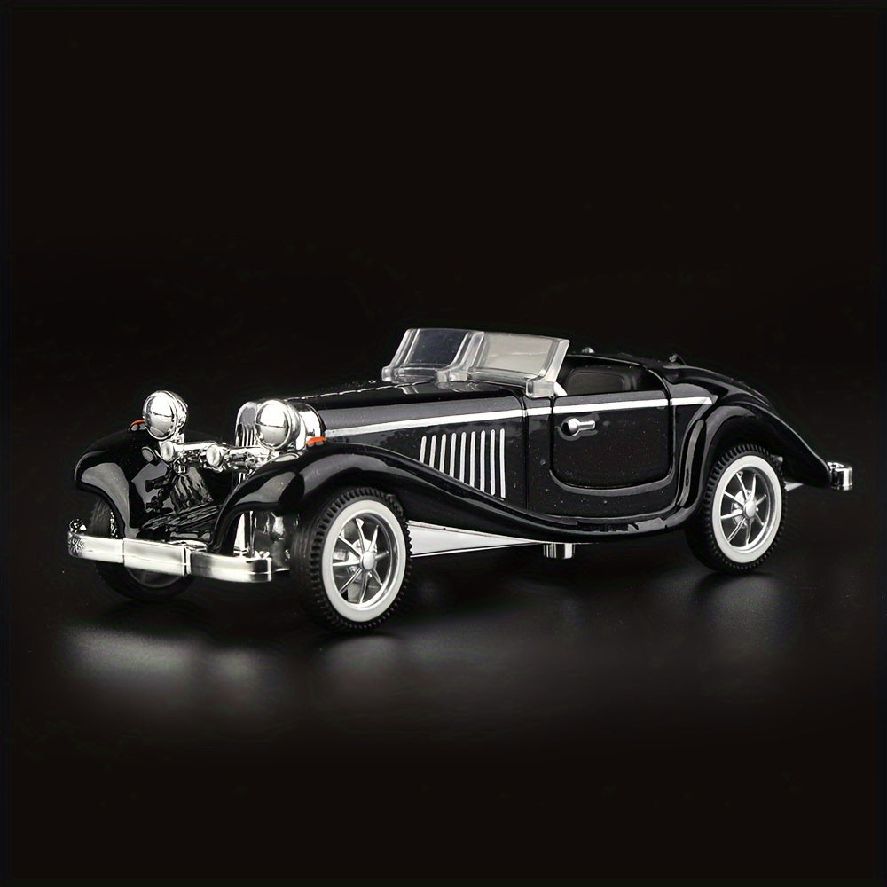 1:32 Scale Alloy Retro Convertible Toy Car for Boys with Openable Doors
