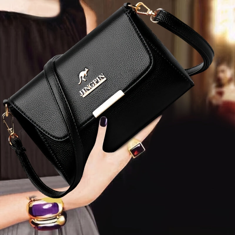 Ayollar uchun zamonaviy to'plam sumkasi, sozlanadigan va olib tashlanadigan kamar bilan, yengil, suv o'tkazmaydigan, kundalik foydalanish uchun mos. Mustahkam rangli dizayn, polyester astar, magnit yopish.