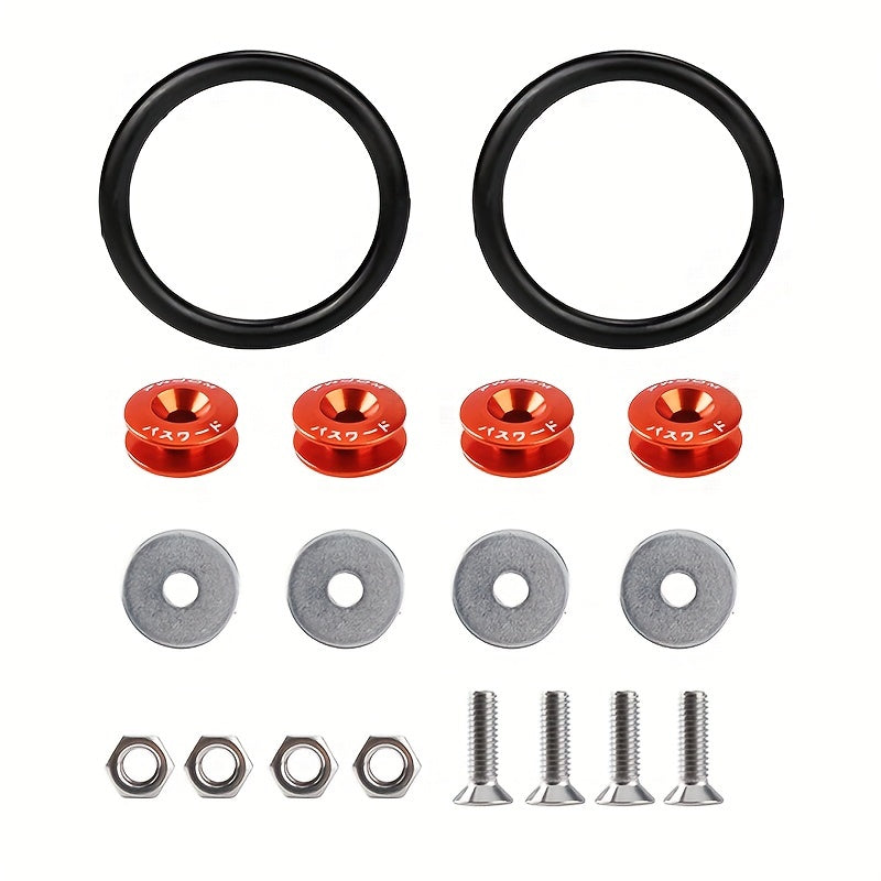 Car Bumper Fastening Buckle Nuts and Screws Reinforced Surrounding Circles