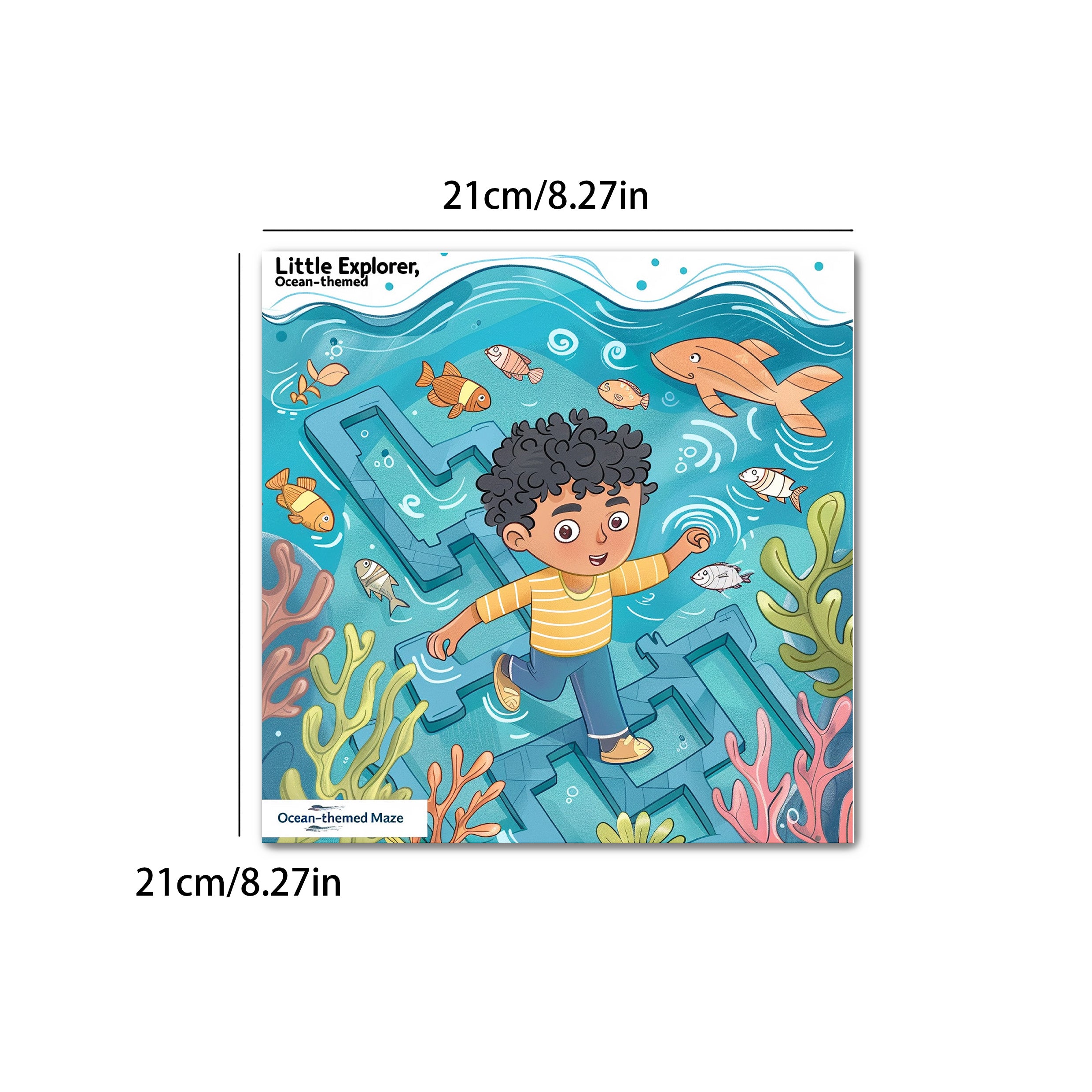 Colorful Maze Puzzle Books for Kids Set of 4 Educational Brain Teasers for Children