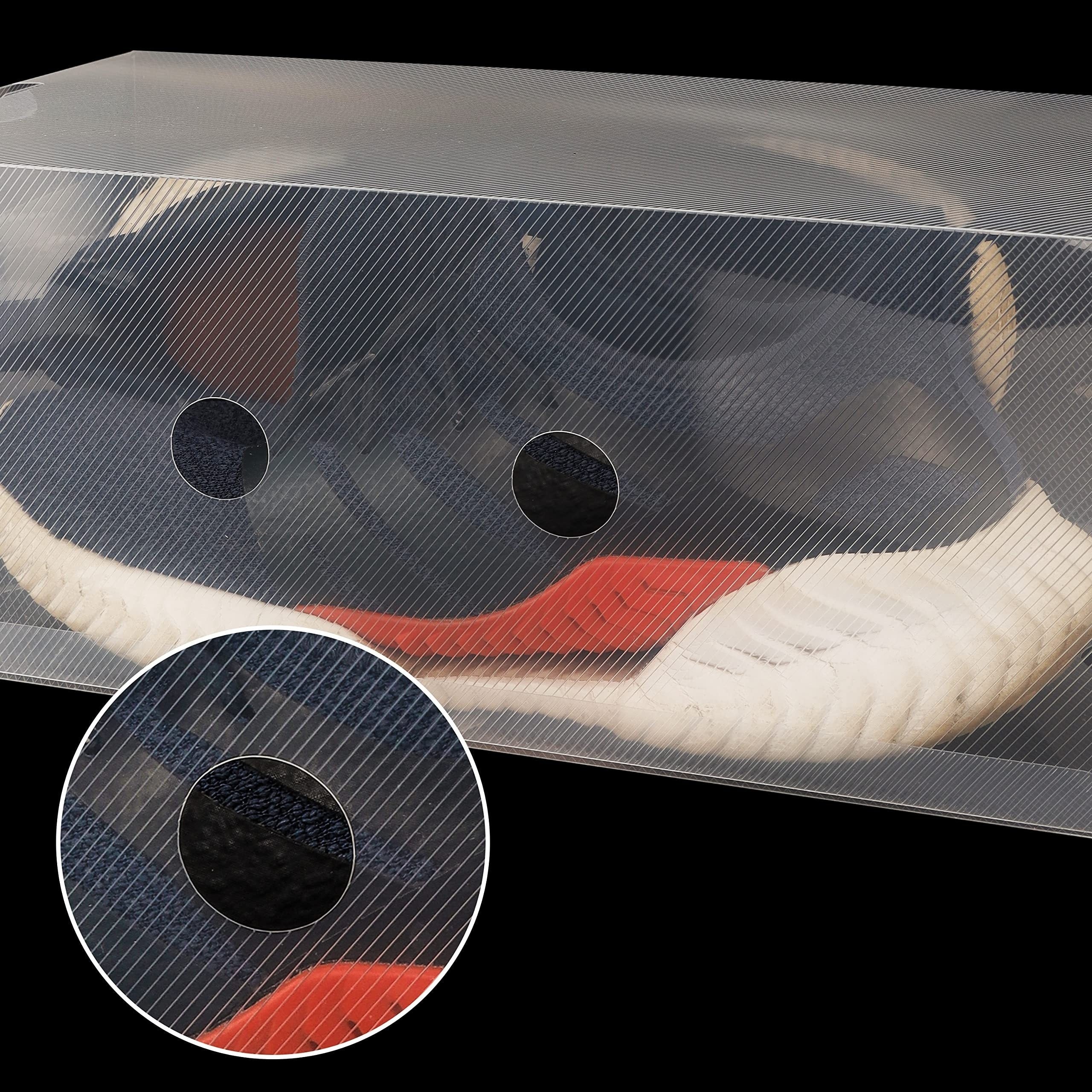 10 ta to'plangan poyabzal saqlash qutilari, tutqichli, egiluvchan va changdan himoyalangan, uy va yotoqxona uchun foydalanish uchun