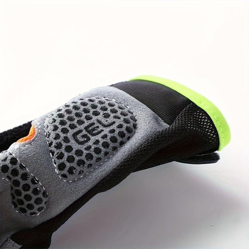 Half-Finger Breathable Polyester Fitness Gloves for Outdoor Sports Non-Slip