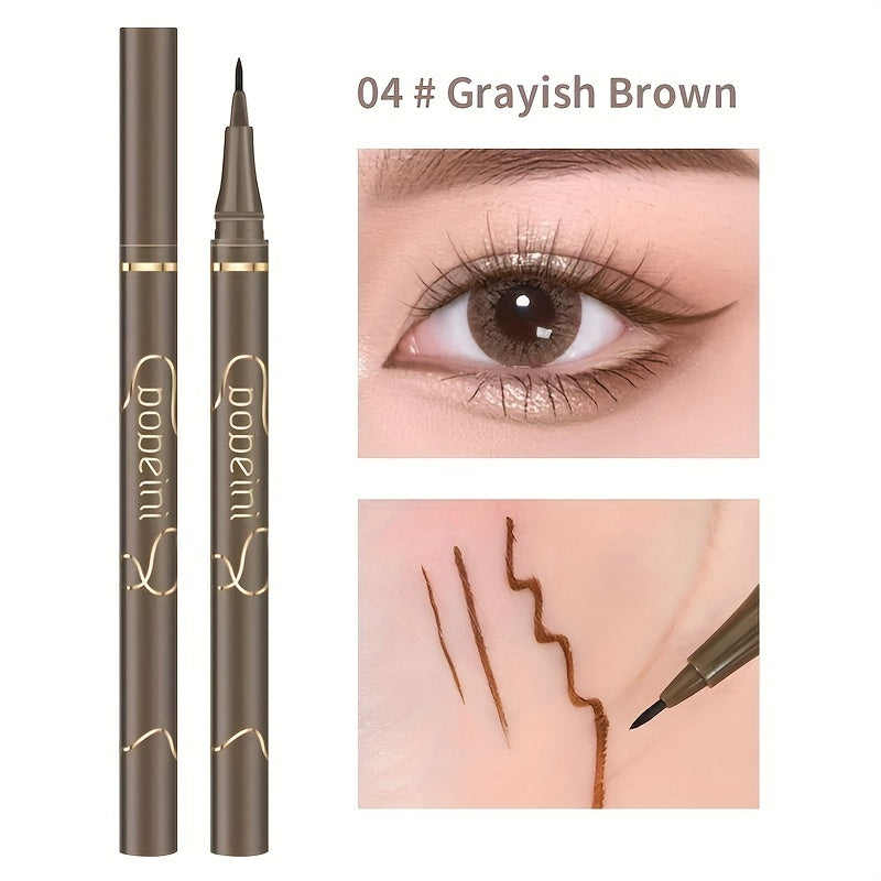 Women's Waterproof Liquid Eyeliner Pen Long-lasting Black Thin Tip