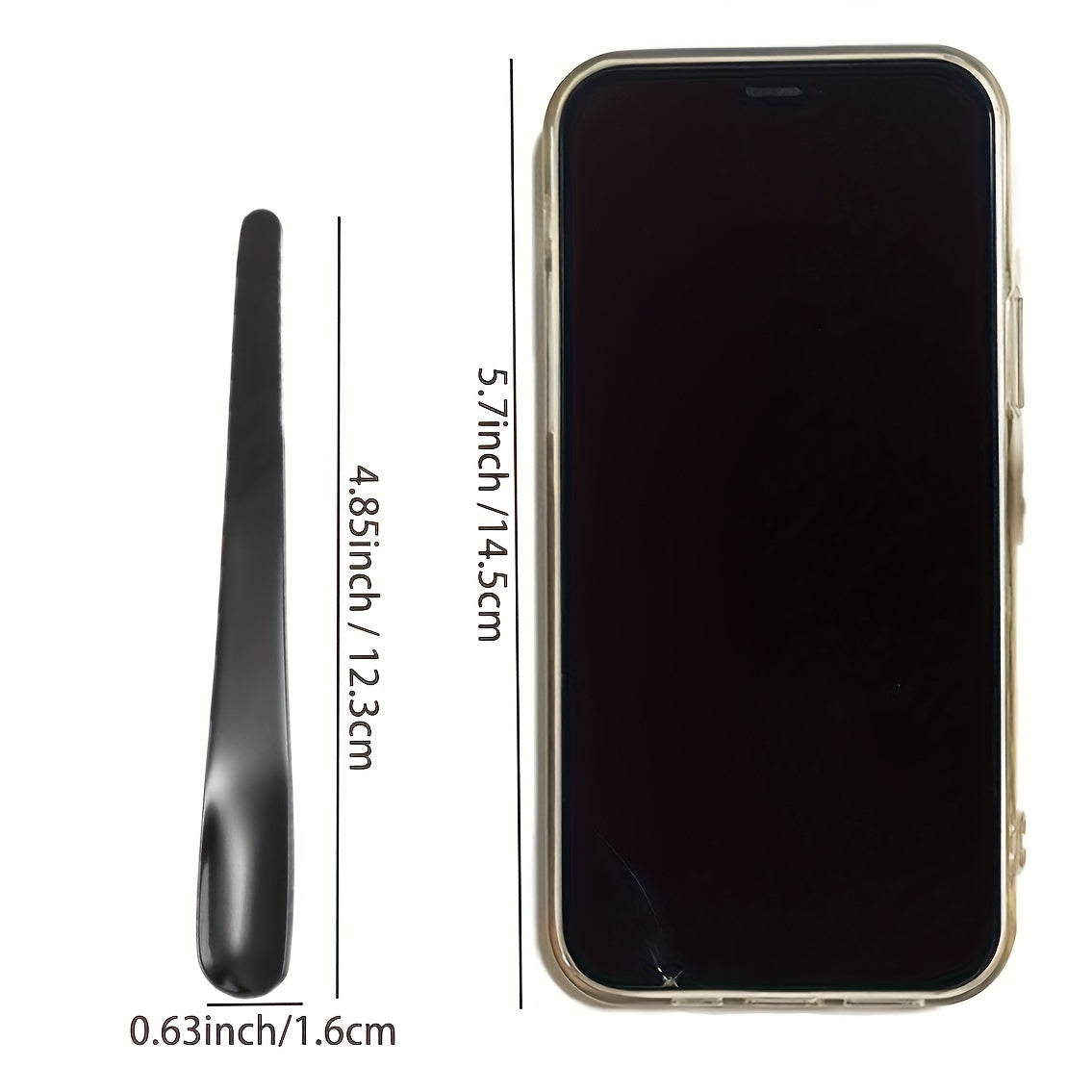 Set of 6 Stainless Steel Spoons 4.84 Inch Multi-Purpose Utensils