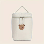 Teddy Bear Aluminum Foil Insulated Lunch Bag Trolley for Kids