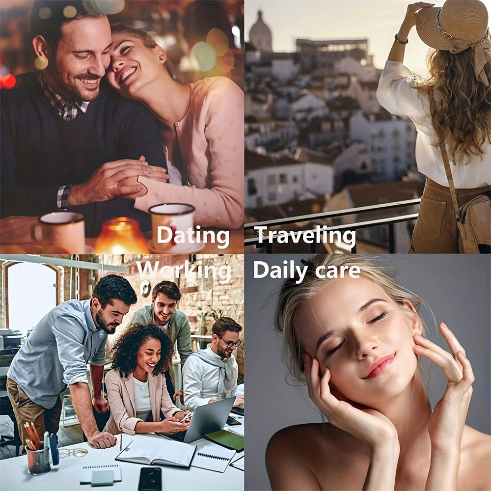 Botella de atomizador de perfume recargable para mujer 5ML spray de viaje reutilizable